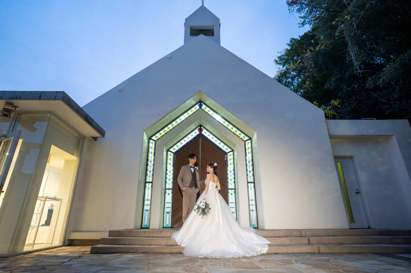 ４万円割引☆１６万円&rarr;１２万円！！冬でもポカポカ！！洋装１点で屋内チャペルフォトプラン☆ 衣装のアップ料金なし☆