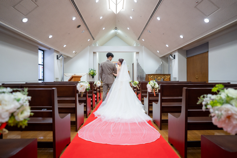 ４万円割引☆１６万円&rarr;１２万円！！冬でもポカポカ！！洋装１点で屋内チャペルフォトプラン☆ 衣装のアップ料金なし☆