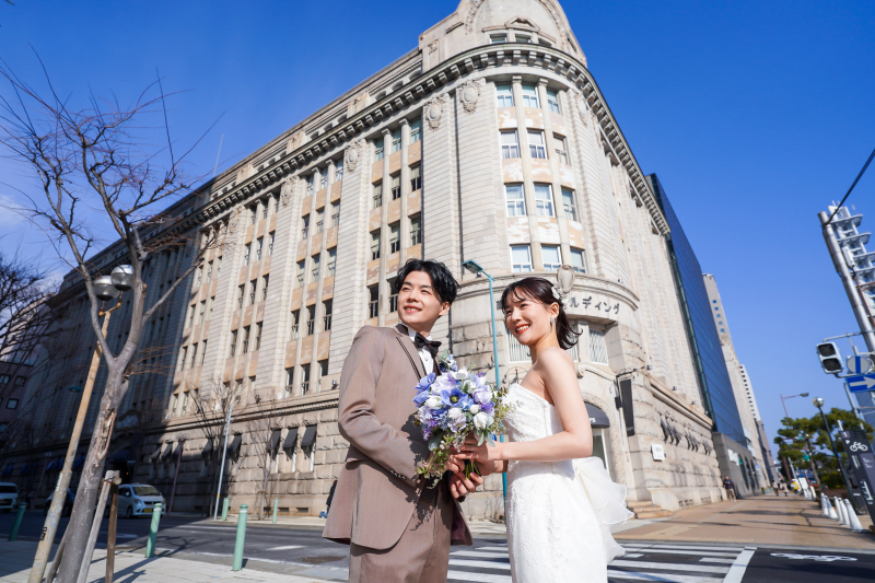 18万円税別【洋洋2点プラン★撮影場所2カ所★衣装UP料金なし★】カラー&ホワイトも両方明るい時間に撮影したい方のプラン!