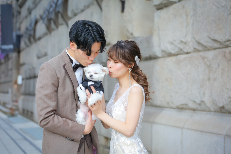 １４万円税別【ペットと一緒に♡洋装1点★撮影場所１カ所★】ペットと一緒に素敵な思い出を♡