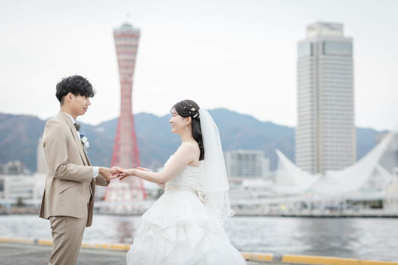 18万円税別【和洋2点★撮影場所2カ所★】和装と洋装♡神戸のお洒落スポット2箇所巡るプラン♡