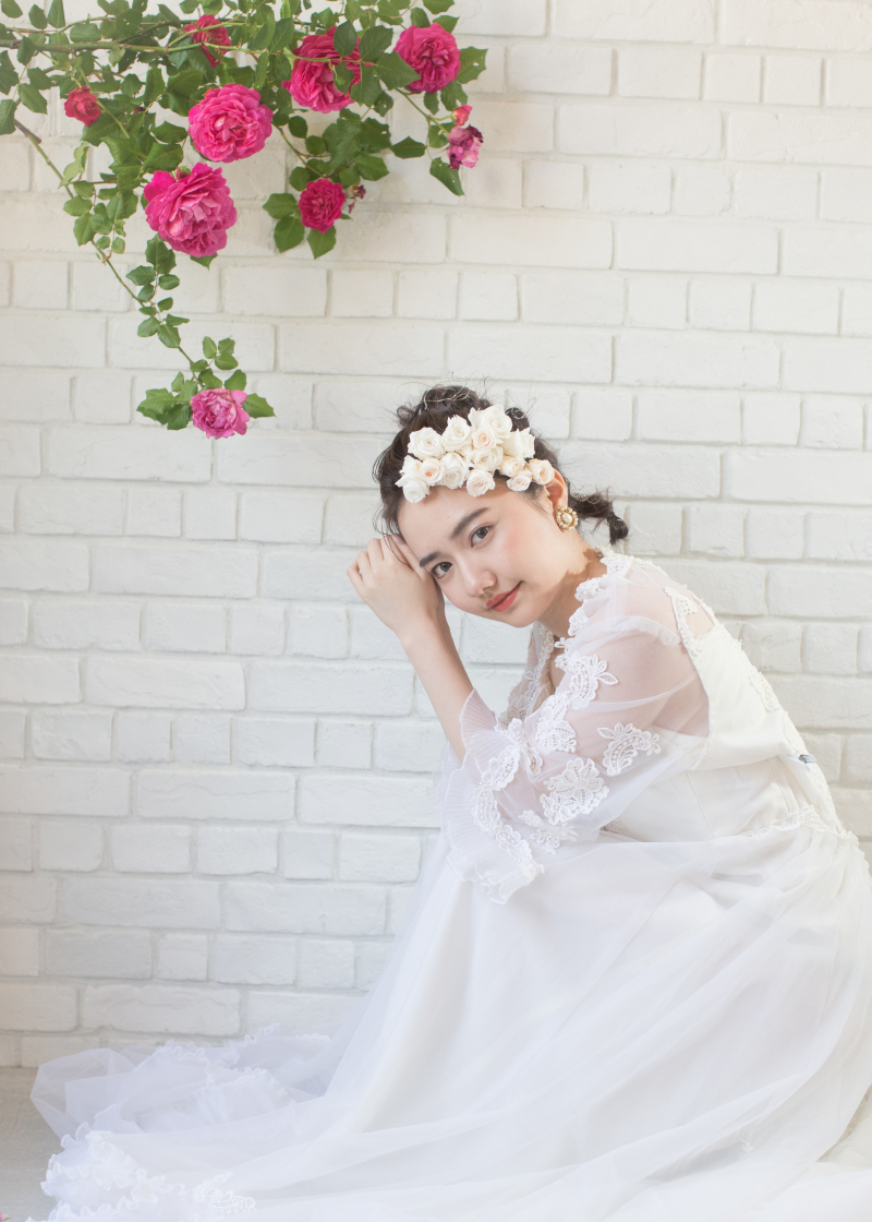 生花と一緒に・・・