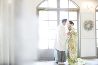 写真だけの結婚式..: ♪