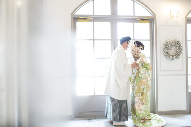 写真だけの結婚式..: ♪