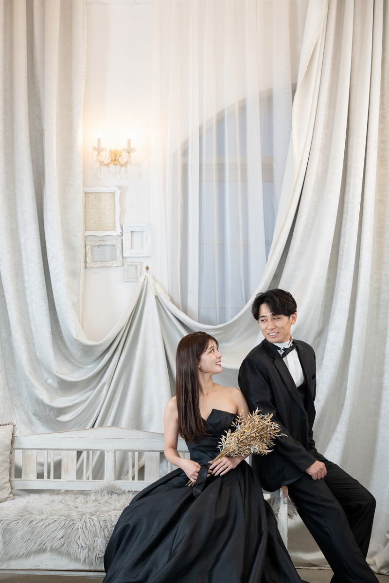 新郎新婦のツーショット