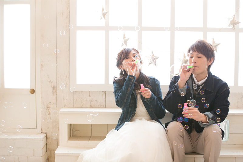 シャボン玉で遊んじゃおう！