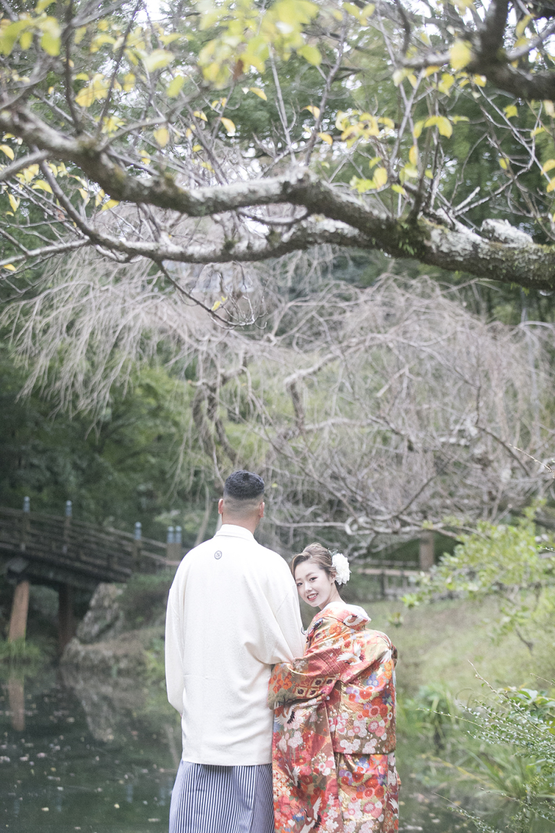 新緑に包まれて。