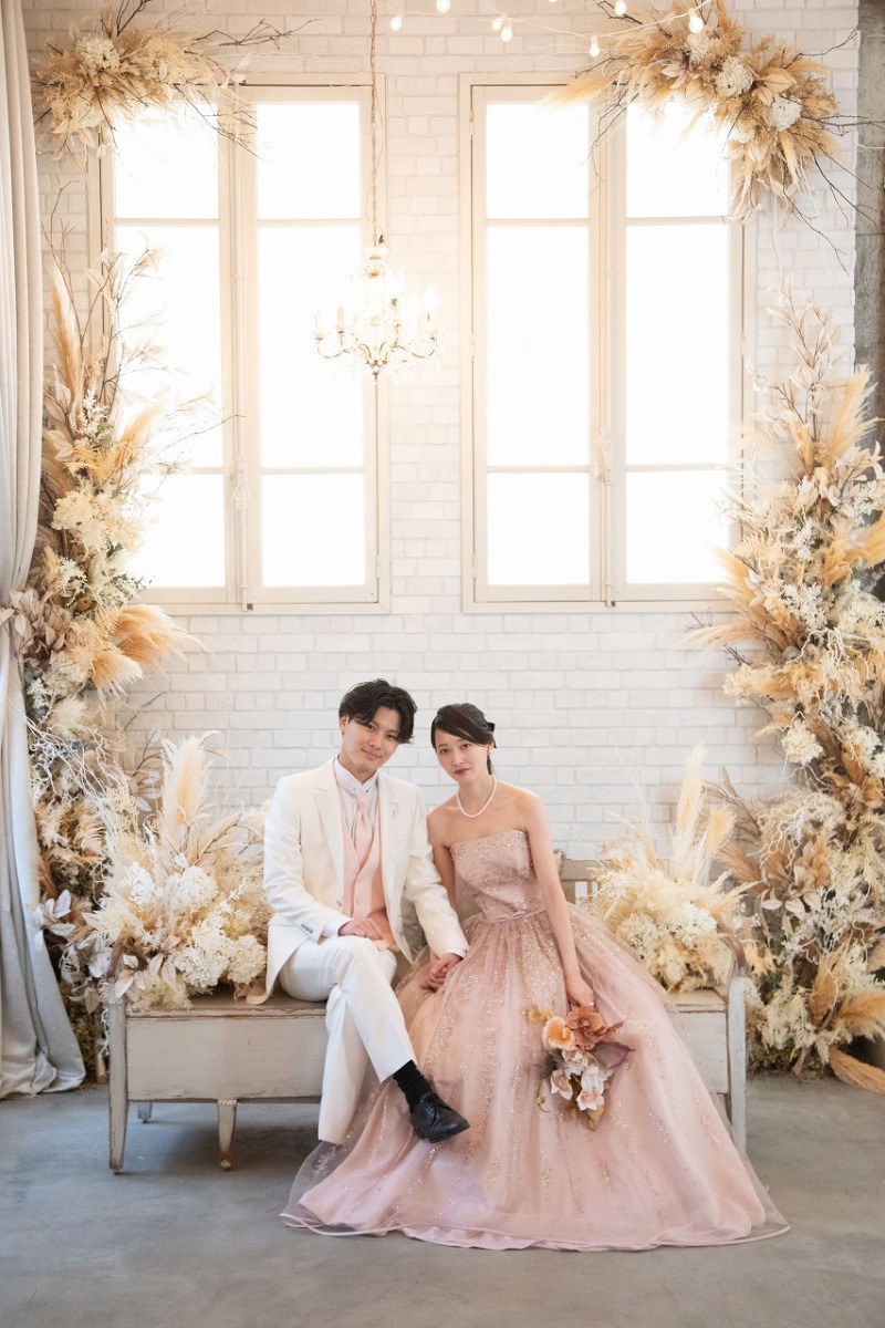 フラワー装飾でスタジオリニューアル