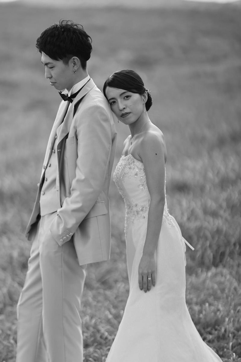 シックなモノクロ写真。