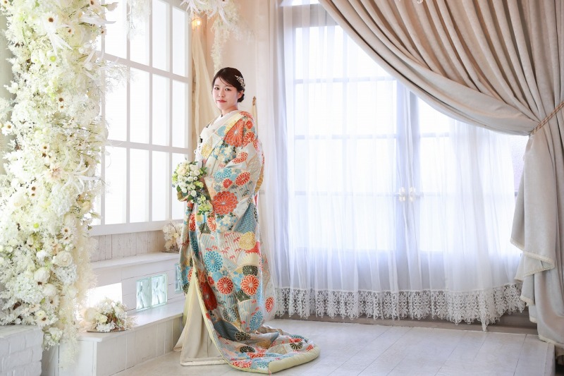 新婦様のソロショットも