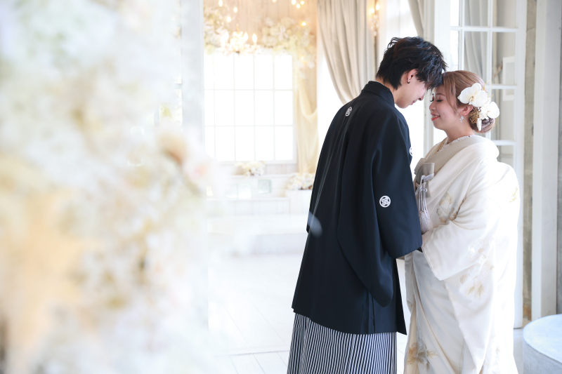 和装から撮影スタート♪