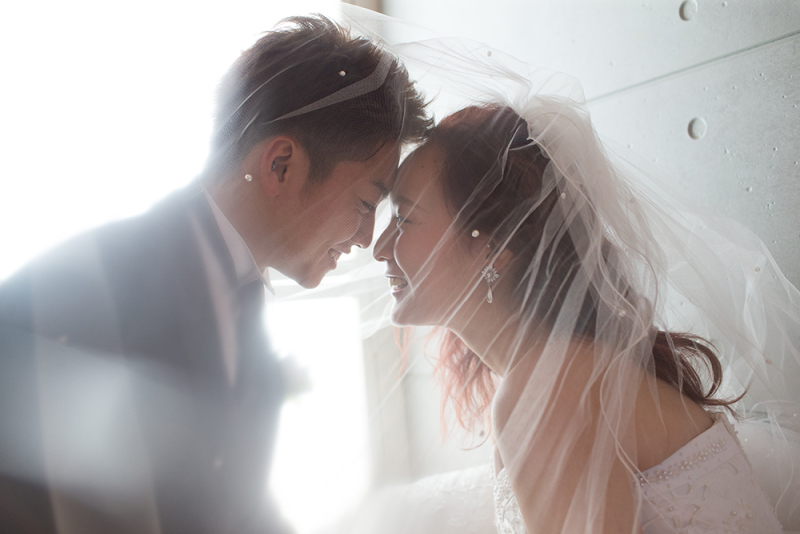 ベールの中、二人だけの時間