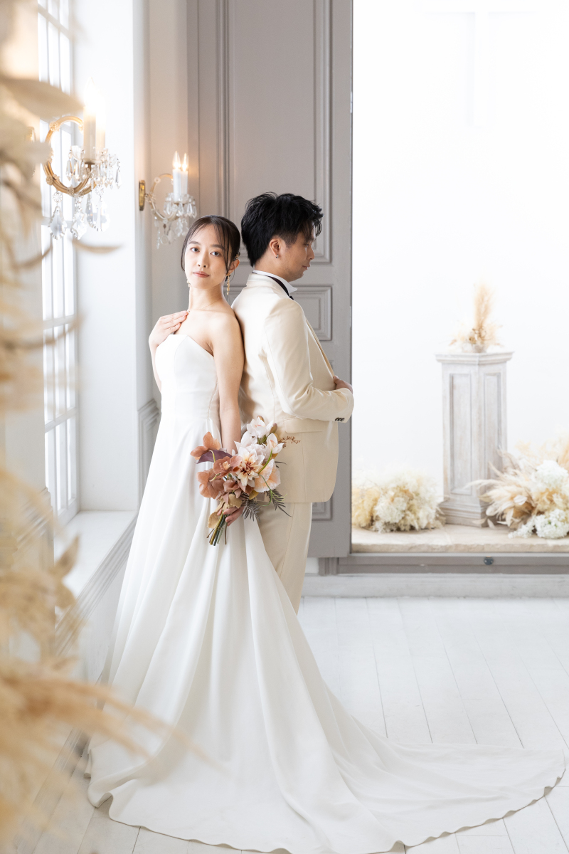 ポーズを変えて