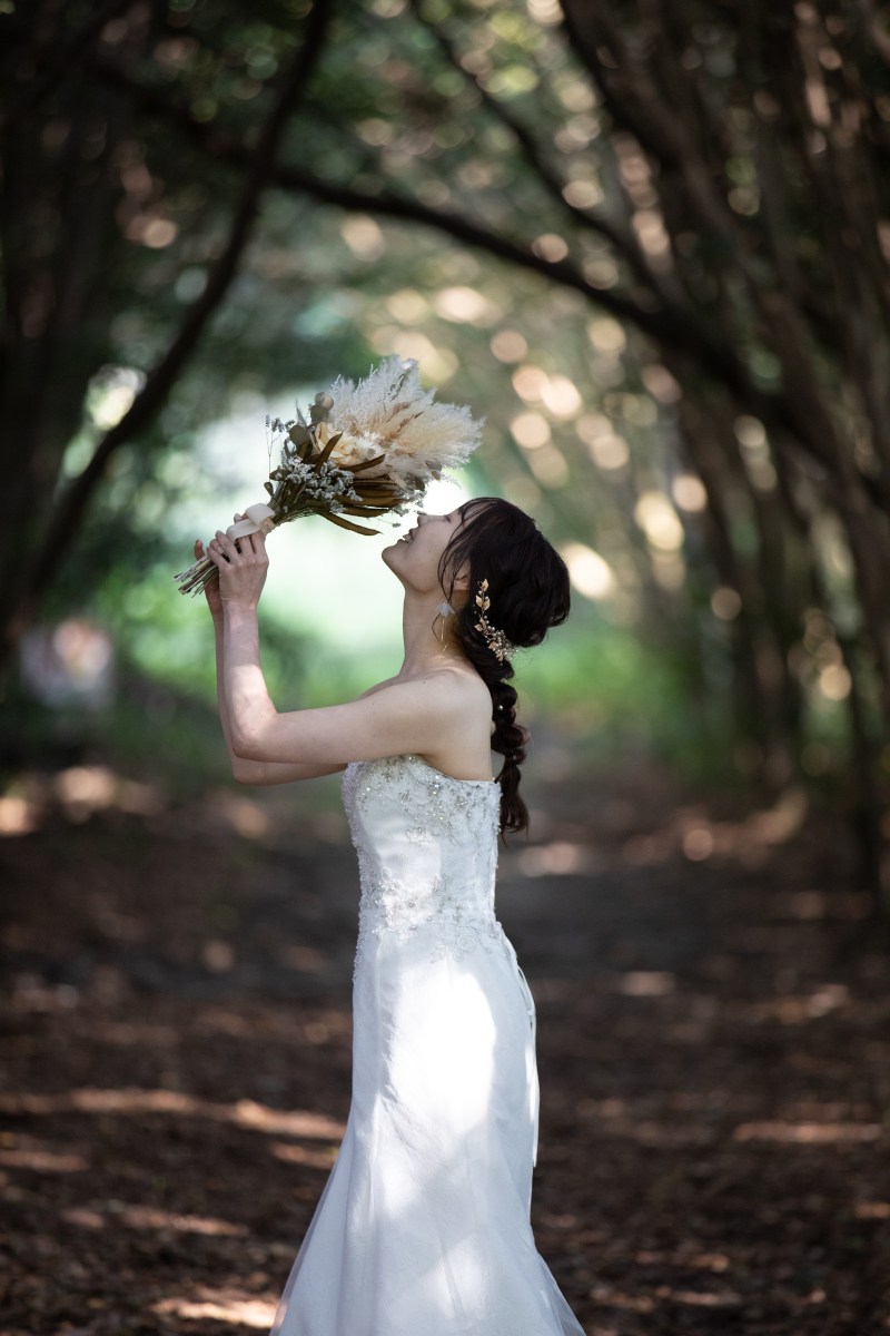 森トンネルでのノスタルジック撮影