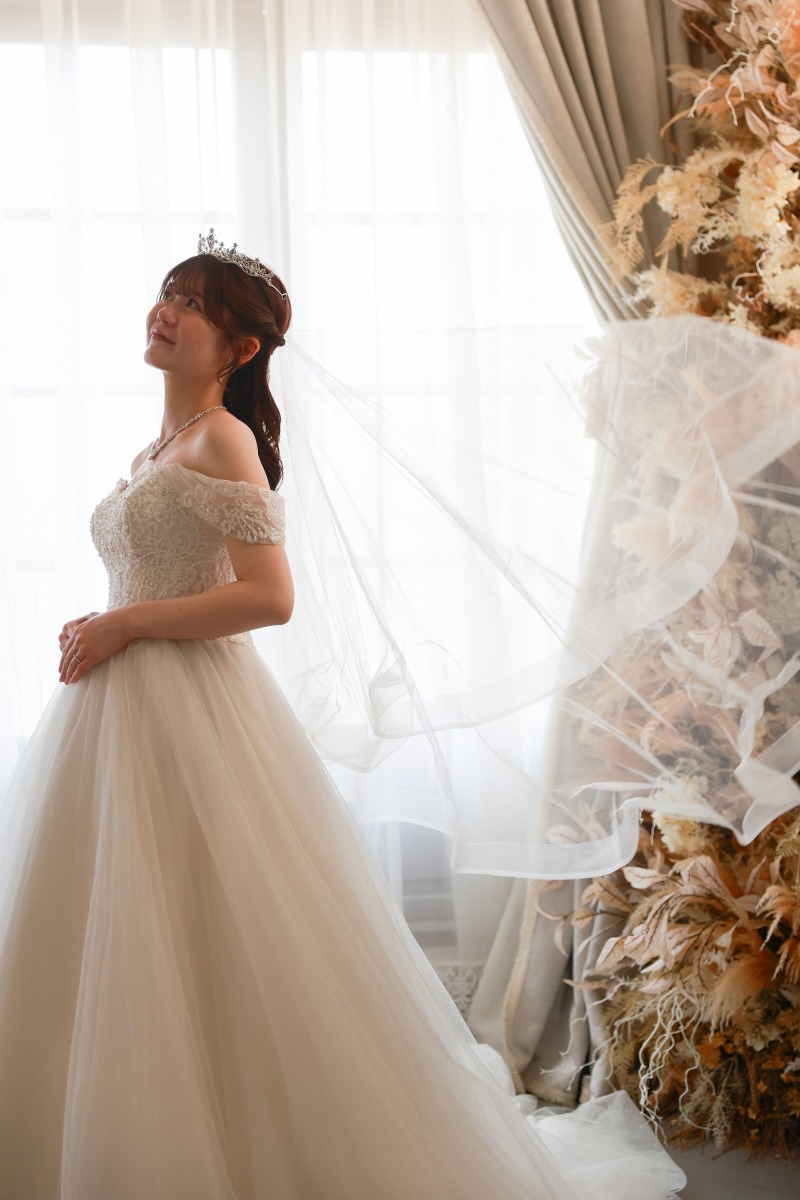 ベールで1カット