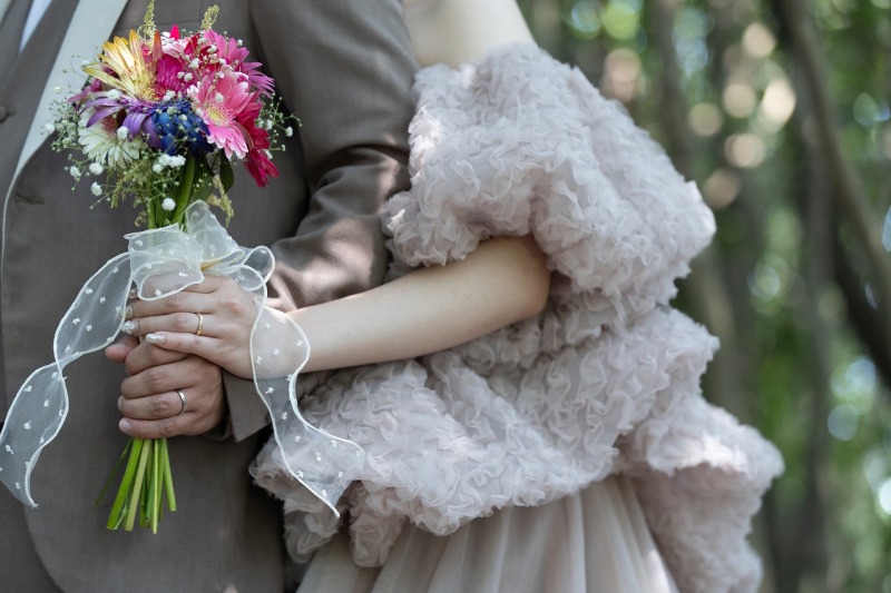 生花の持ち込みブーケ