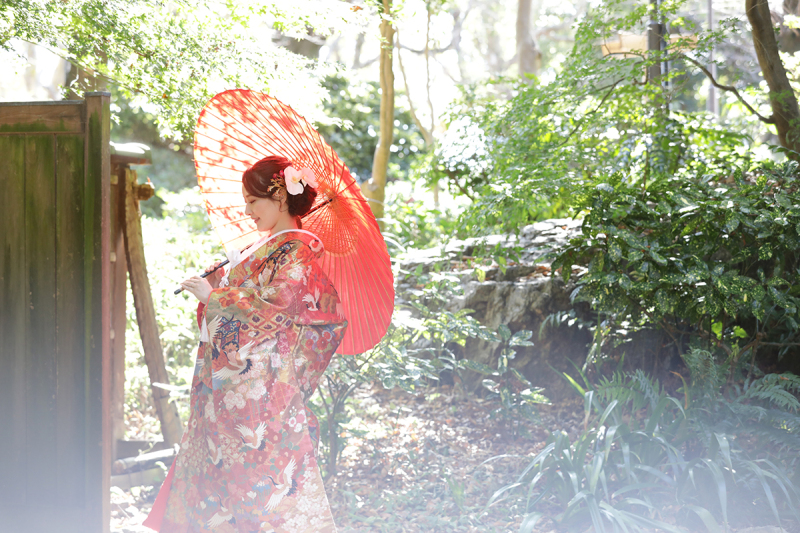 美しい花嫁姿も。