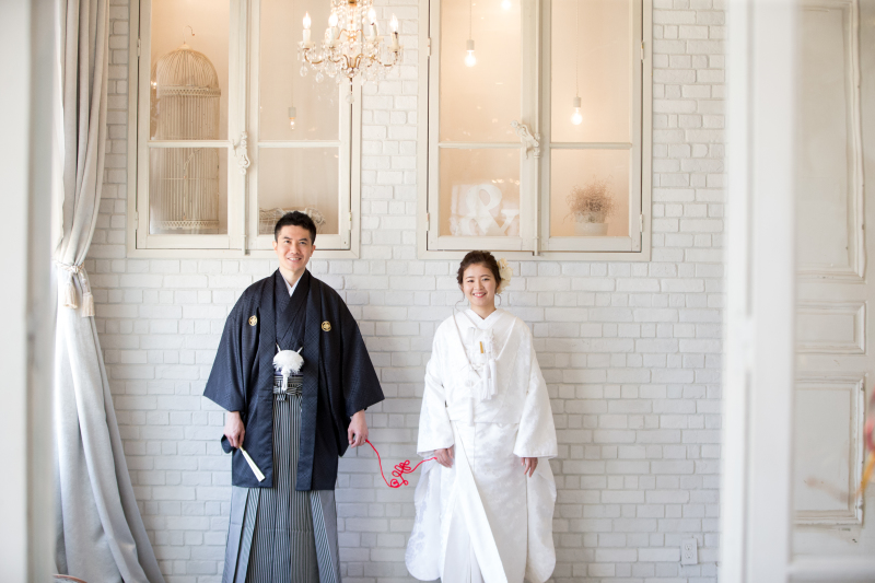 まずはスタジオで和装フォト!