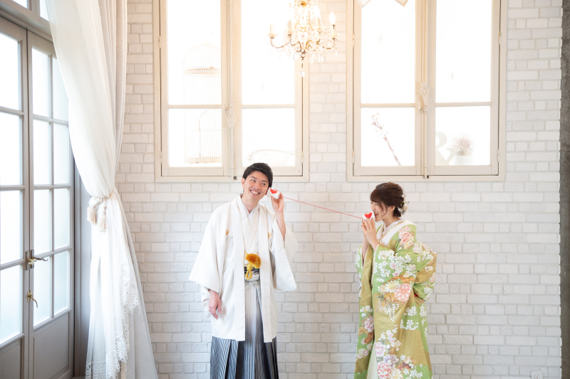 糸電話を使って楽しく♪