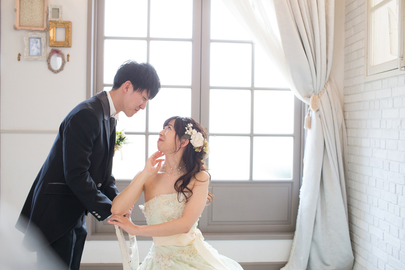 見つめ合ったオシャレフォト♪