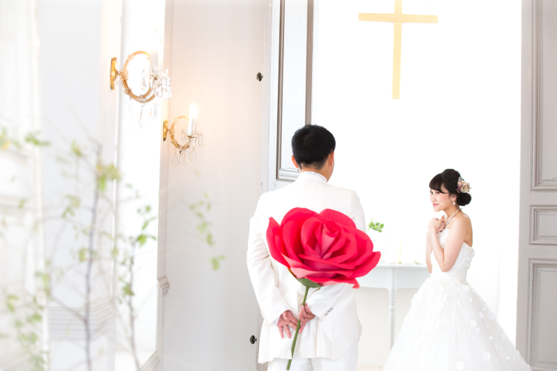 愛の大きさを表すような、綺麗で大きなお花。