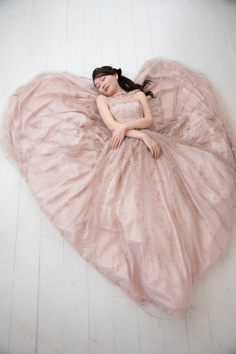 ハートに包まれたプリンセスショットも♡