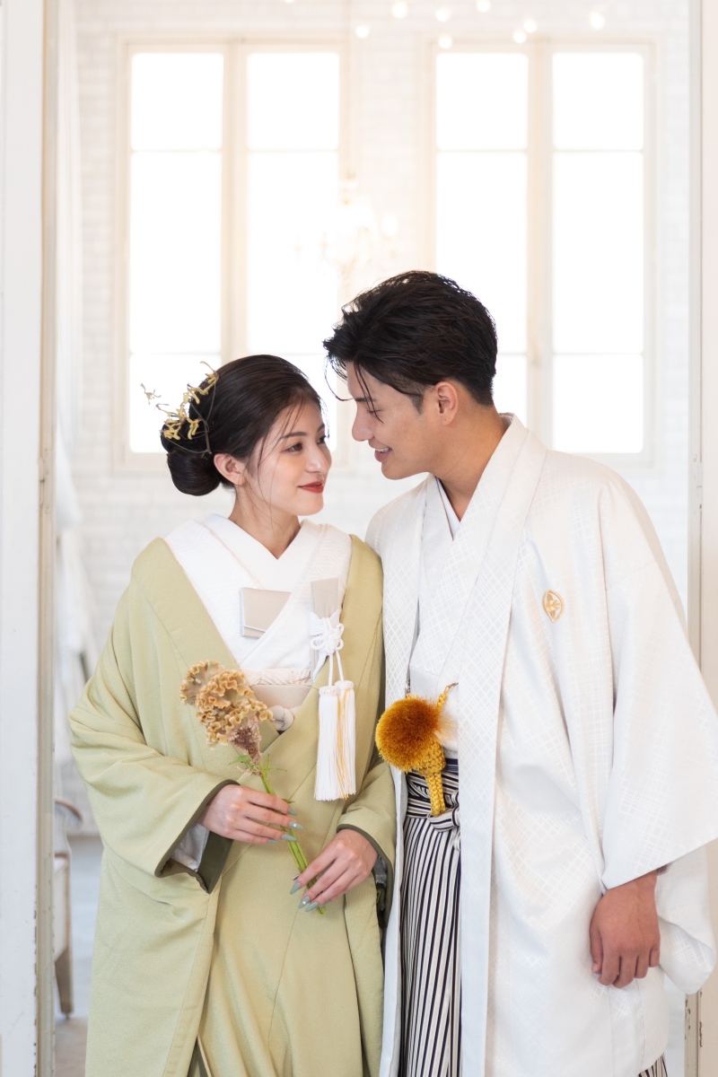 お二人で顔を近づけて♡