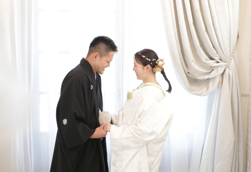 幸せいっぱいの和装撮影♪