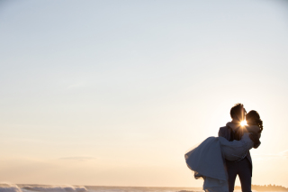  ドレスで森トンネル＆サンセットロケーション＆ボンフルール店での撮影