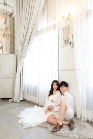 わんちゃんとマタニティウェディング