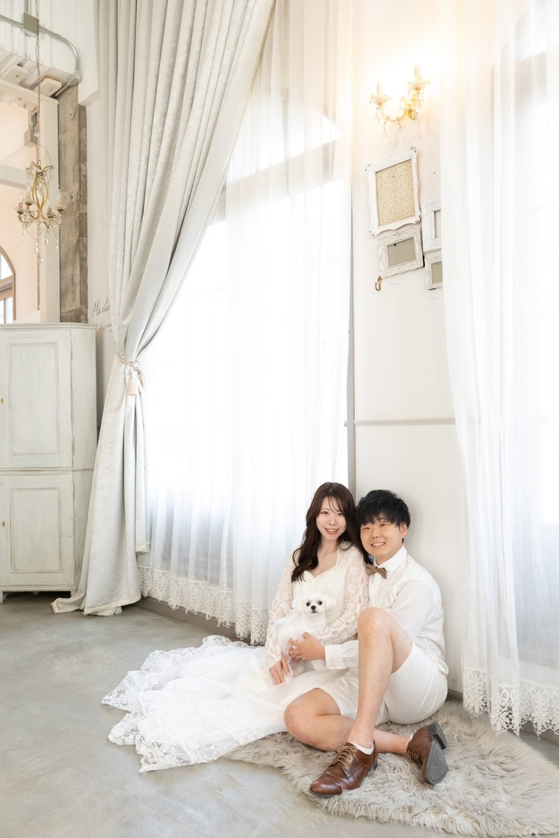 わんちゃんとマタニティウェディング