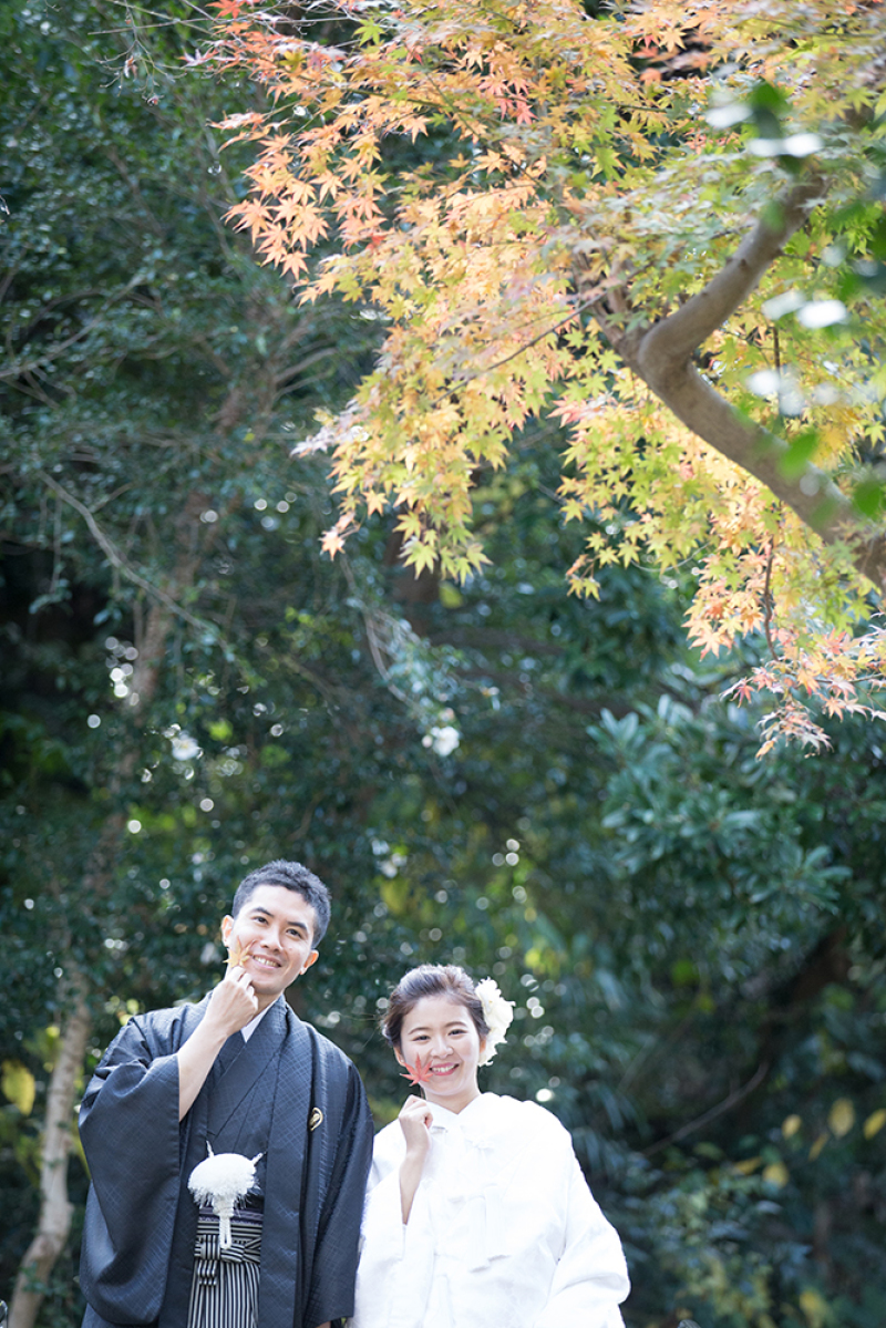 紅葉とともに・・・