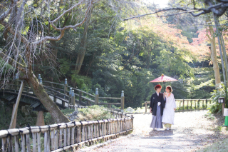 白無垢でロケーション撮影♪