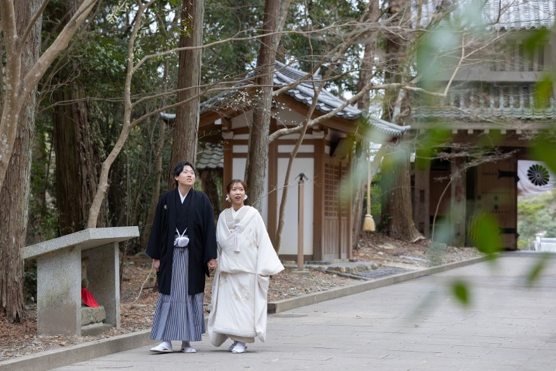 歩きながら自然に