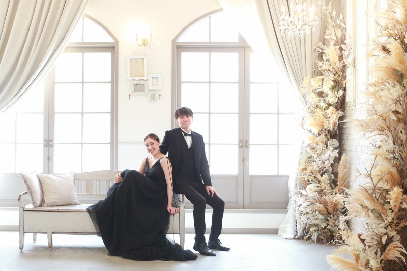 まずは洋装の撮影から