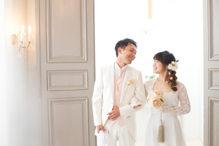 おふたりの大好きなわんちゃんと♪