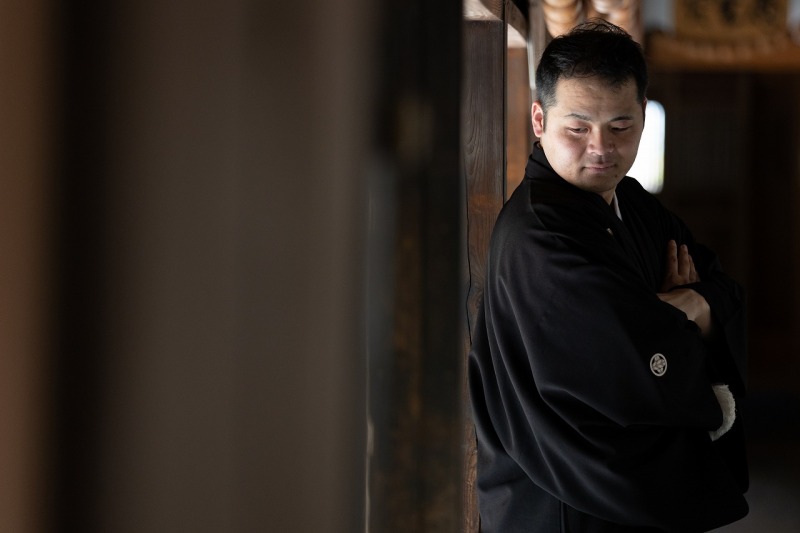 新郎様のソロショット