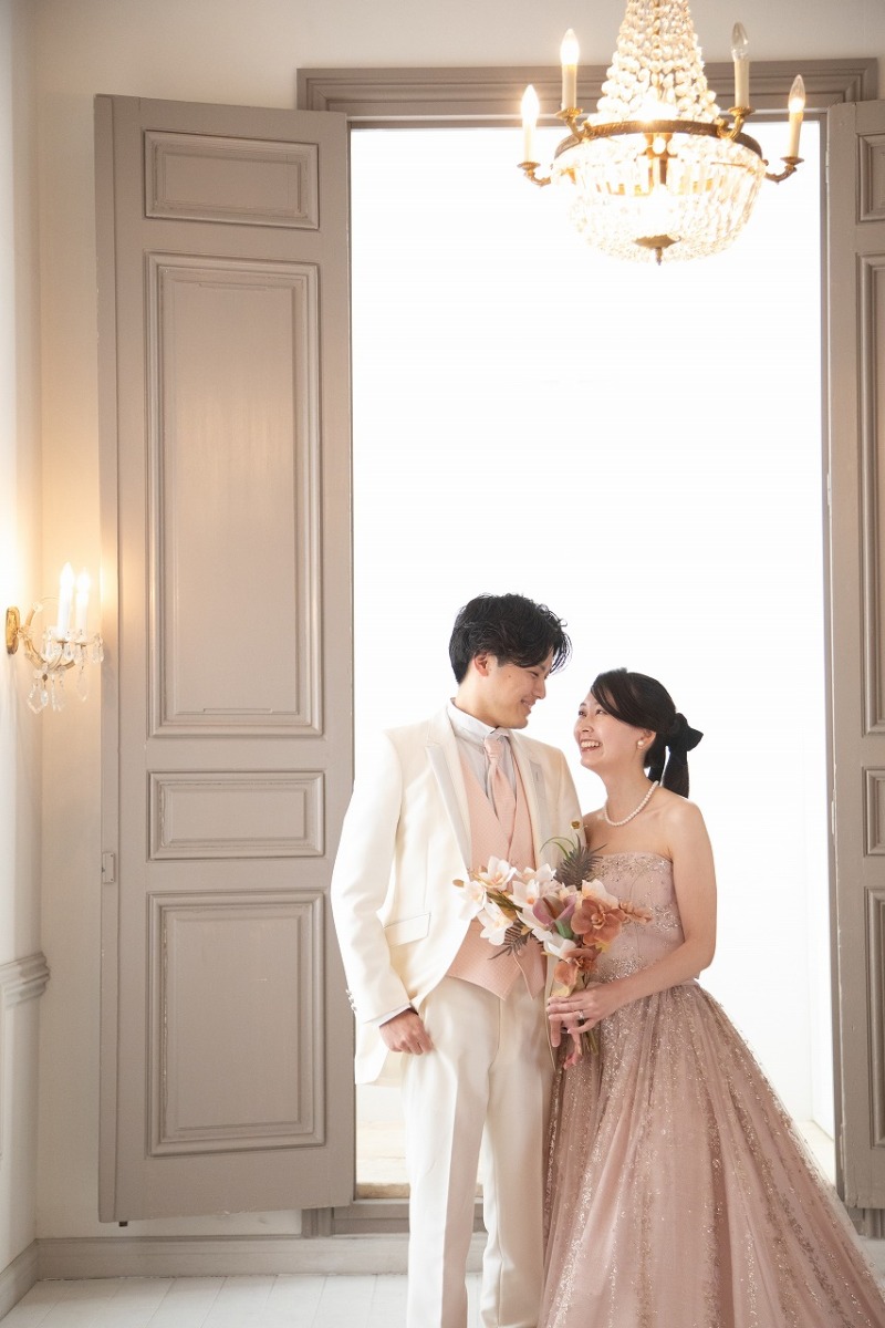 チャペルで挙式を再現