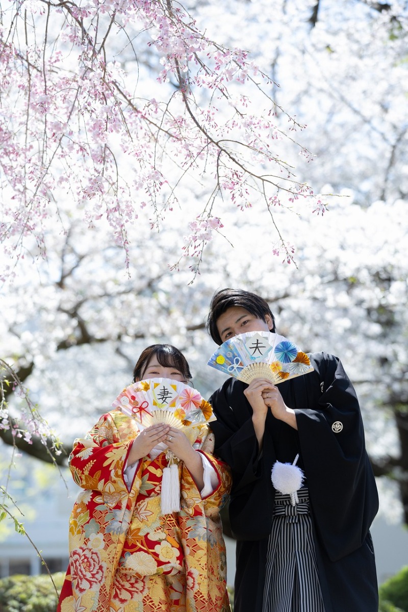 お手製の扇子と一緒に!