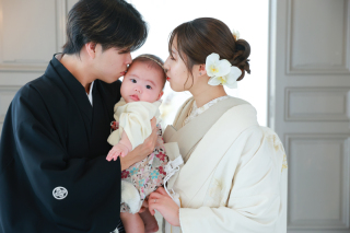 お子様と一緒にウェディングフォト♡