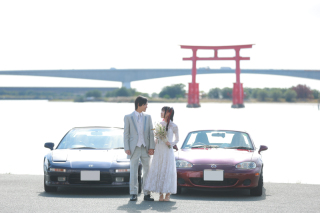 スポツーカーと共に　～in 弁天島～