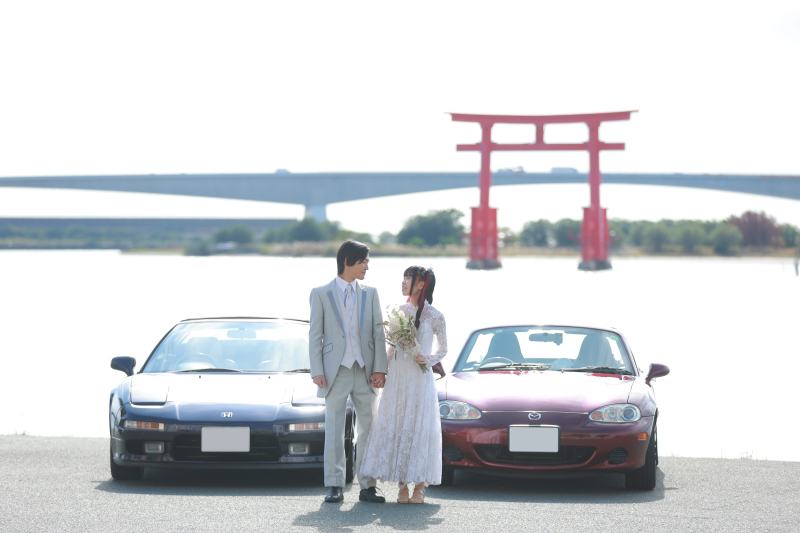 スポツーカーと共に　～in 弁天島～