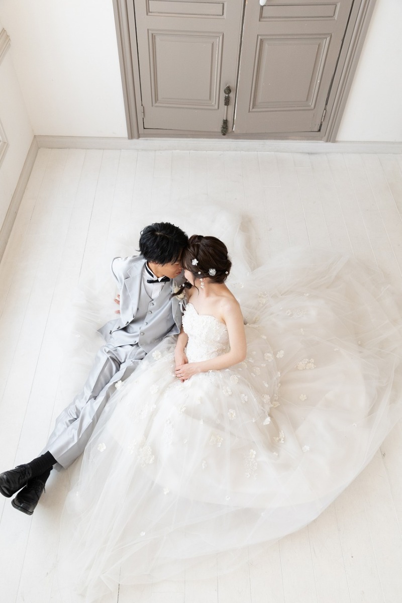 ドレスでハート♡