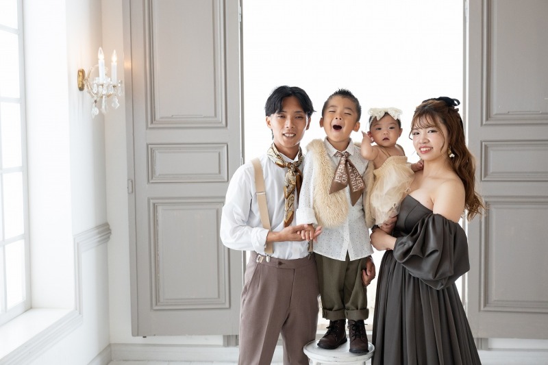 兄弟の仲睦まじい姿を残して