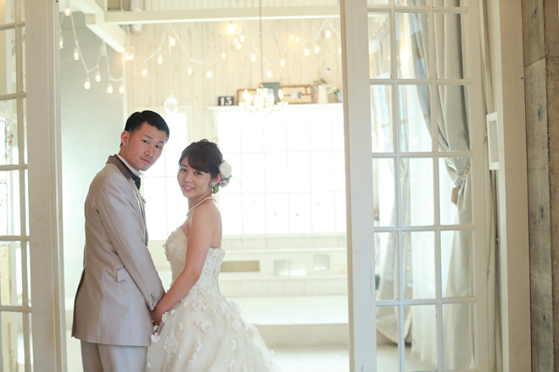 幸せ溢れるお二人の写真を。