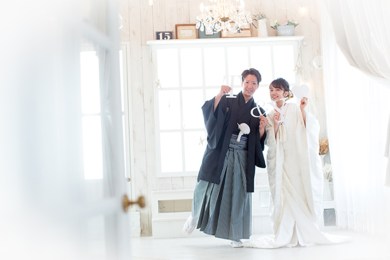 お二人らしいお持ち込み小物と・・・。