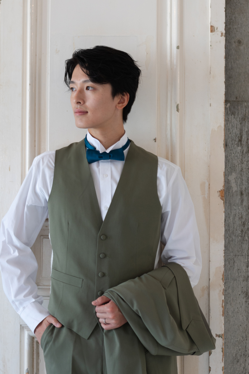 新郎様のソロショット。