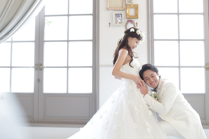 大切な赤ちゃんと。