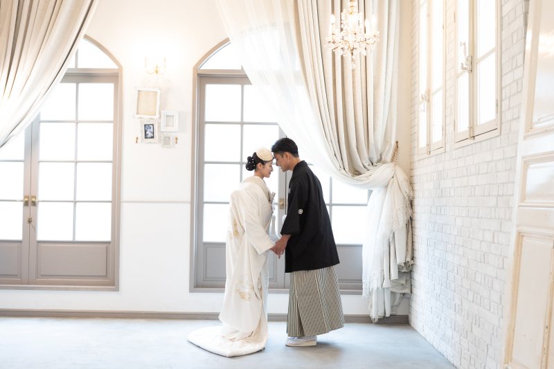 おでこをピトッ♡