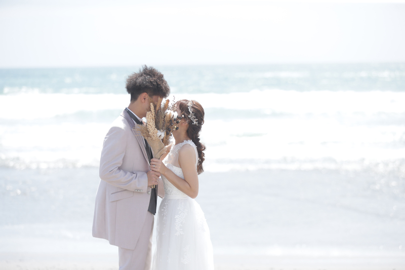 お二人の想い出の場所でのロケーション撮影